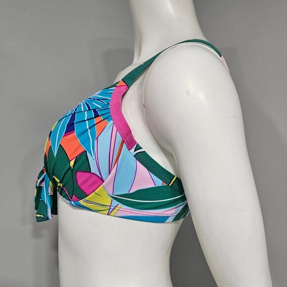 Bleu Rod Beattie Life Of The Party Underwire Bikini Top Size 34D - Picture 3 of 6